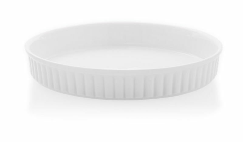 Güral Porcelain Şeyda Round Oven Dish 32 cm / 2900 cc