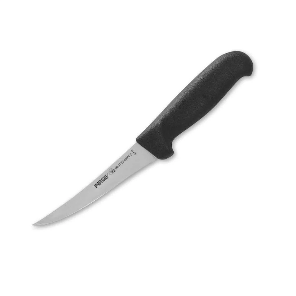 Pirge Butcher's Sıyırma Bıçağı Kıvrık Sert Kırmızı 12 cm - 39112
