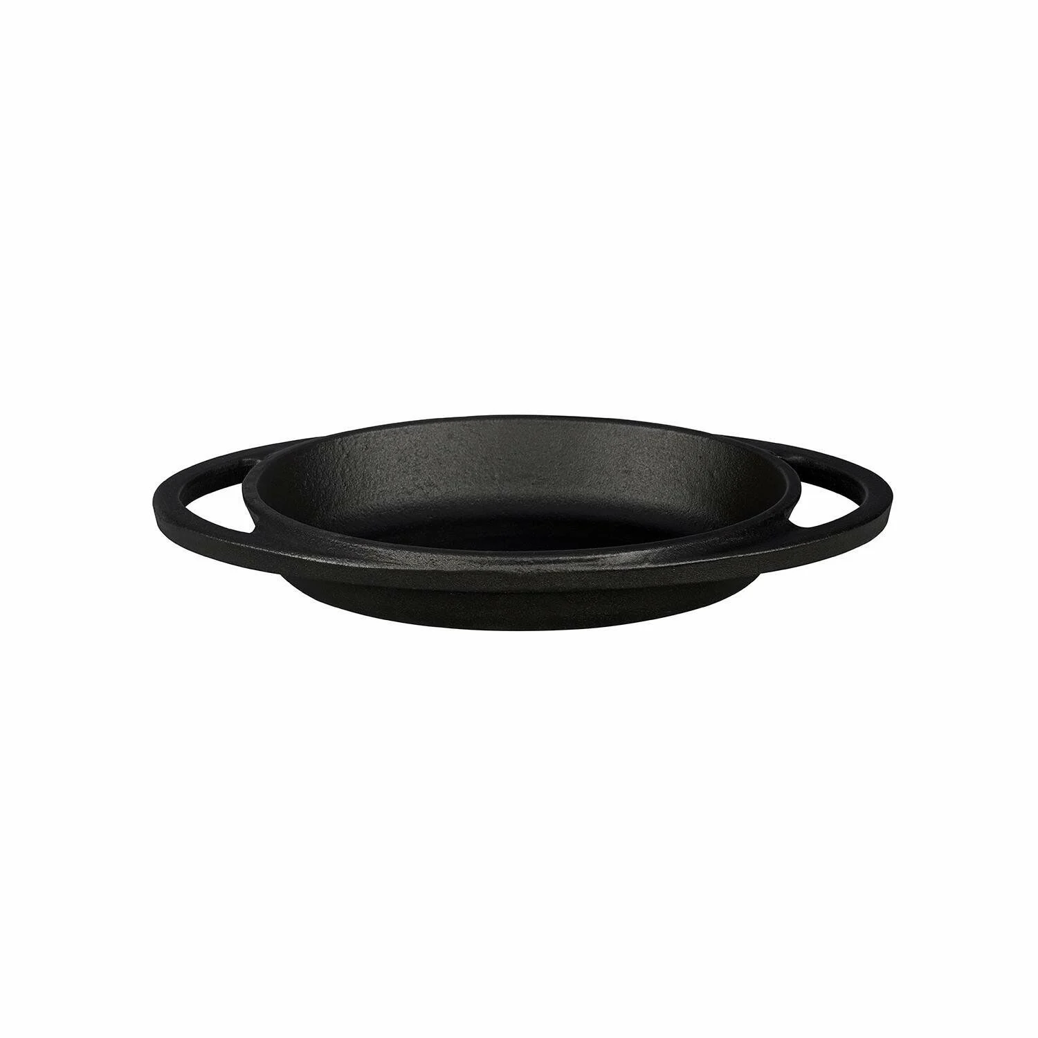 Lava Döküm Oval Sahan Döküm Demir Yekpare Çift Kulplu 15x10 cm
