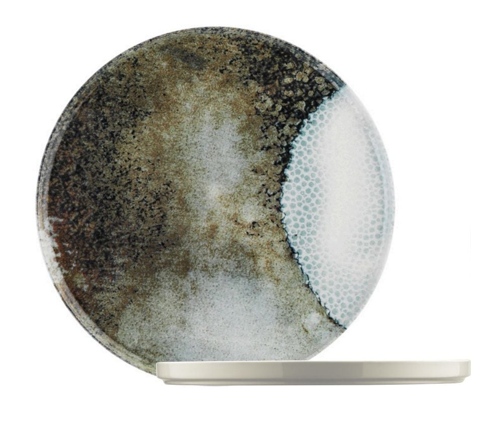 Kütahya Porselen Landscape Düz Tabak 28 cm