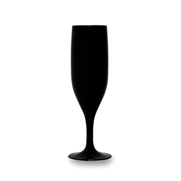 Rubikap Şampanya Bardağı 180 ml Siyah