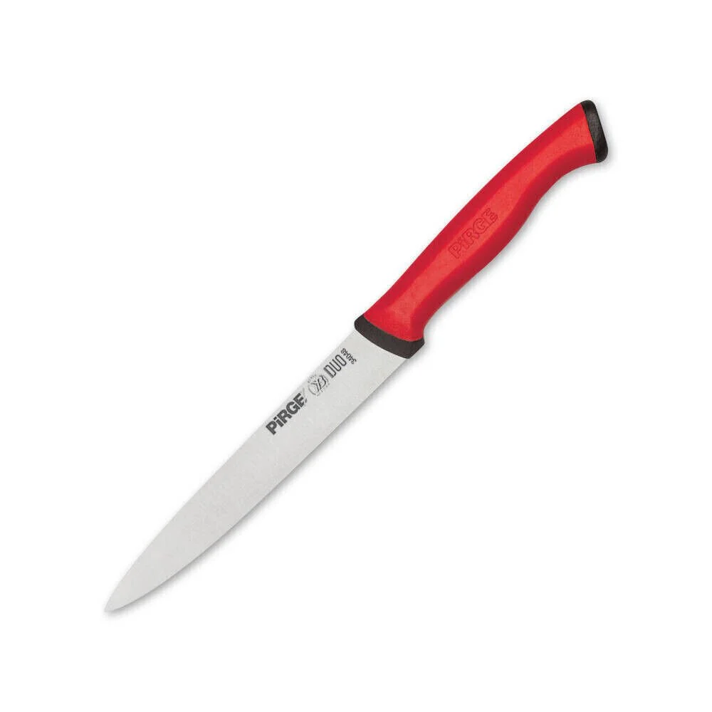 Pirge Duo Sivri Sebze Bıçağı Kırmızı 9 cm - 34047