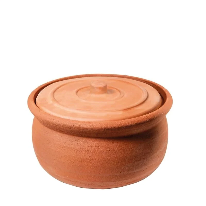 Naturel Sırsız Kapaklı Güveç Ø21 cm