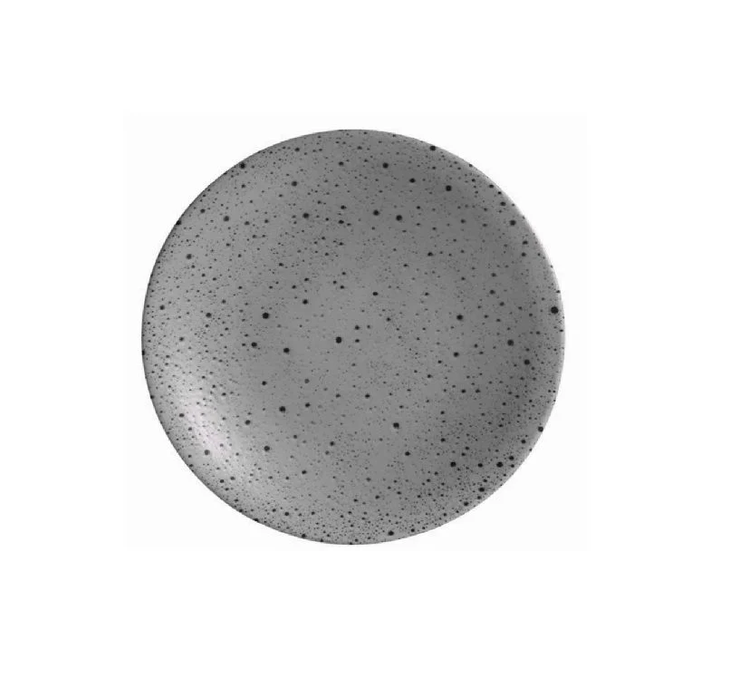 Kütahya Porselen Lava Stone Düz Tabak 23 cm