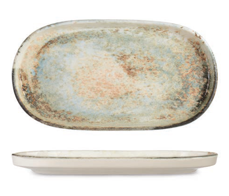 Rinart Porselen Obvara Toledo Oval Tabak Derin 31x5x17,5 cm