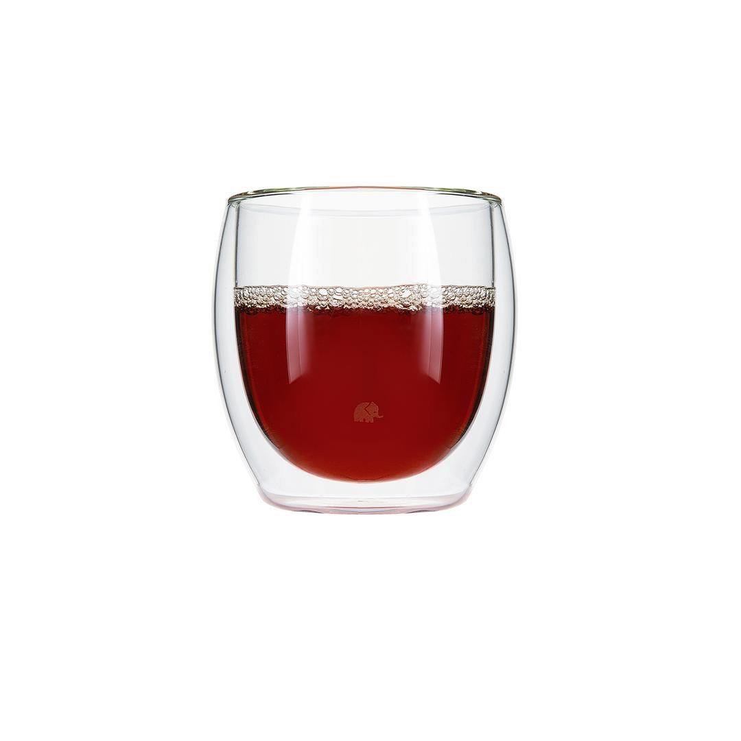 Jumbo Glory Double Wall Double Walled Oval Glass - 250 ml