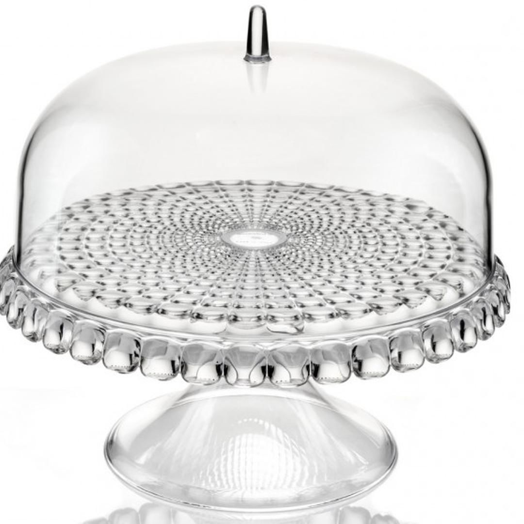 Guzzini Tiffany Şeffaf Ayaklı Kek Standı