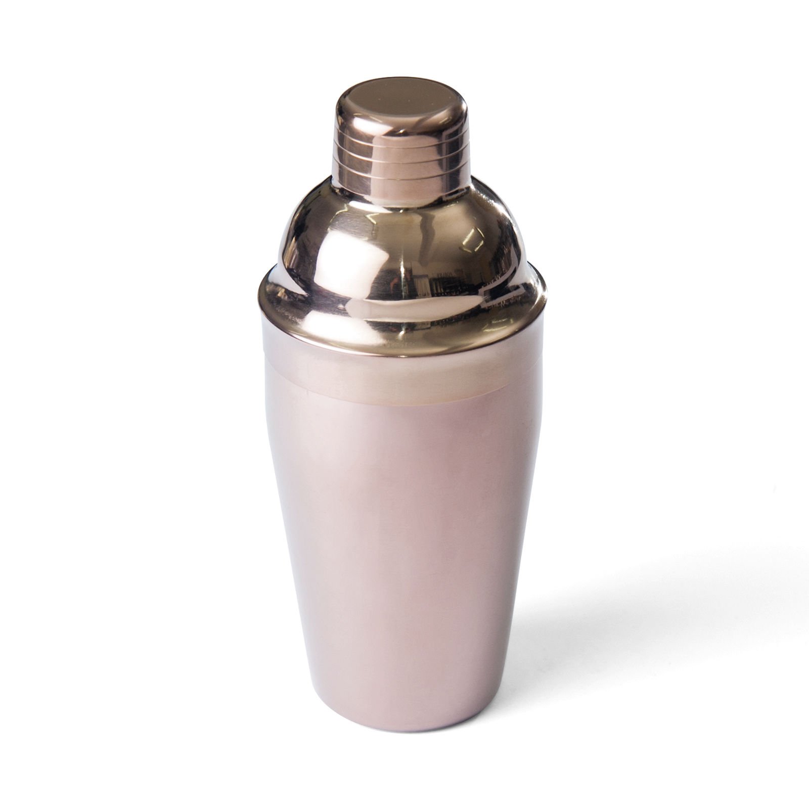 Biradlı Çelik Classic Cocktail Shaker Bronze 350 cc - (BRD-350)