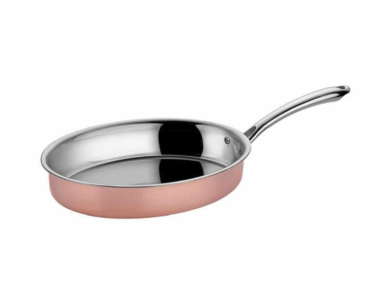 Altınbaşak Multi-Metal Copper Oval Pan 28x 20 cm