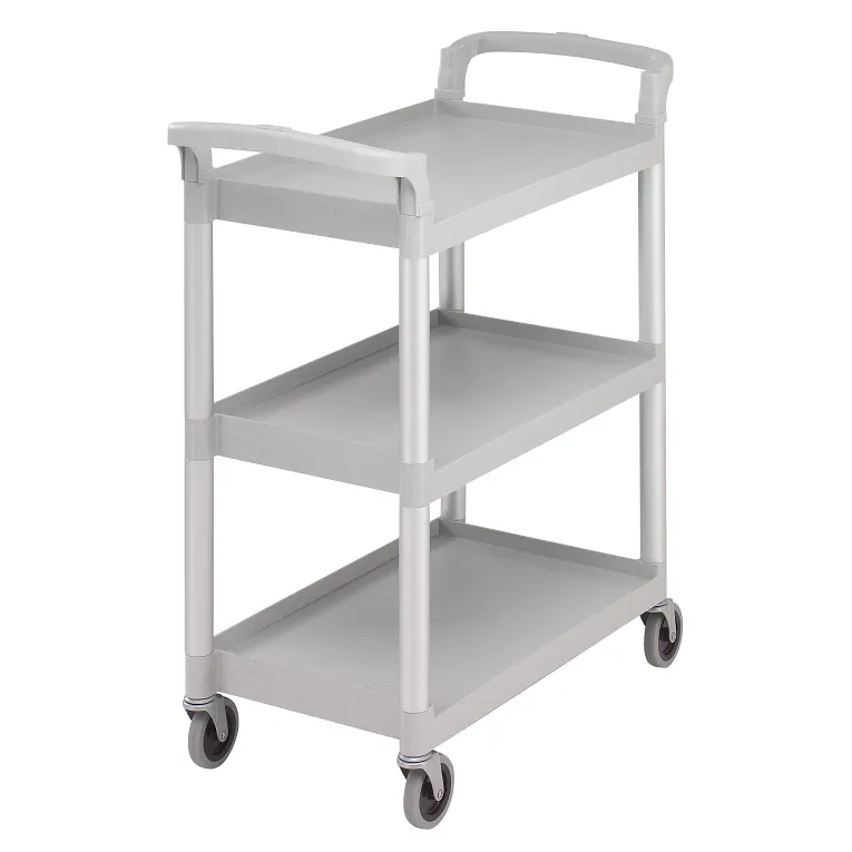 Cambro Plastik Servis Arabası 3 Katlı Gri - (BC331KD)