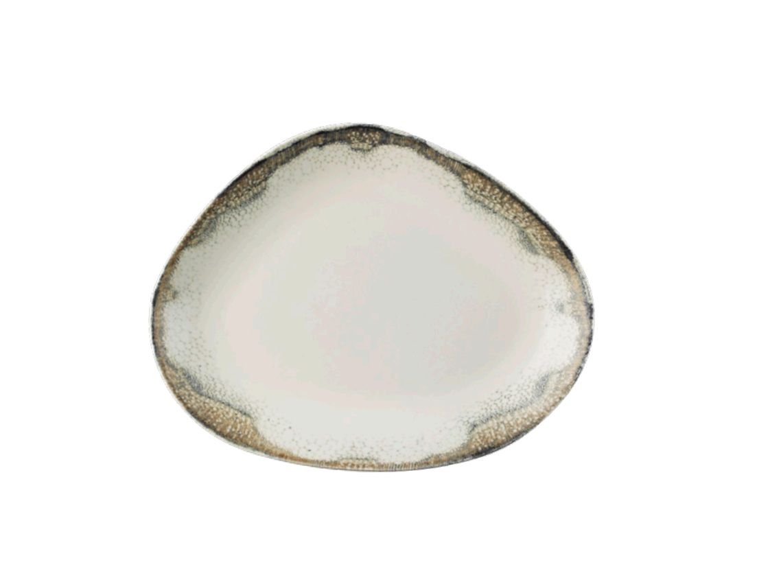 Kütahya Porcelain Eye Focus Flat Plate