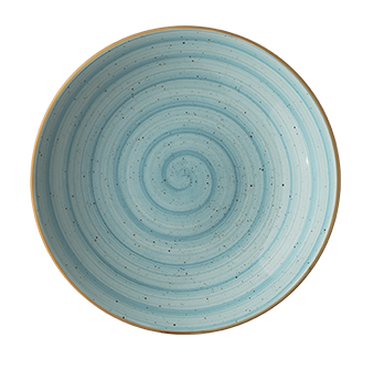 Bonna Aura Aqua Bloom Çukur Tabak 25 cm