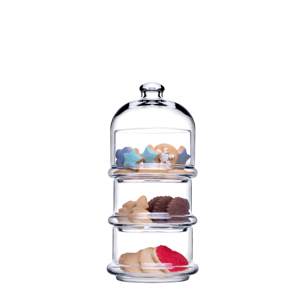 Paşabahçe Villa Patisserie Kapaklı Servis Kasesi Seti - 96815