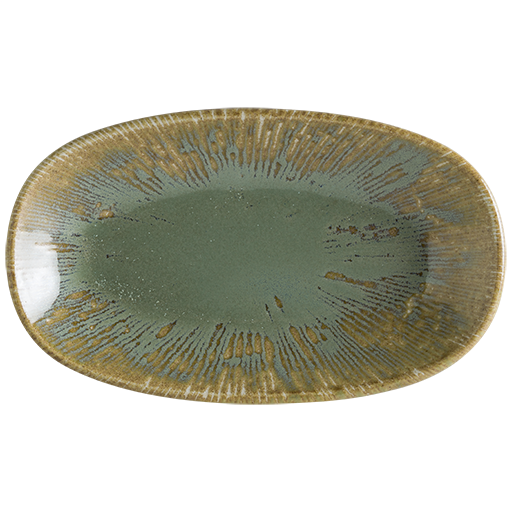 Bonna Snell Sage Gourmet Oval Kayık Tabak 19 x 11 cm