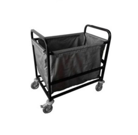 Ekiphan Yatık Kirli Çamaşır Arabası Boyalı - 55x85x90