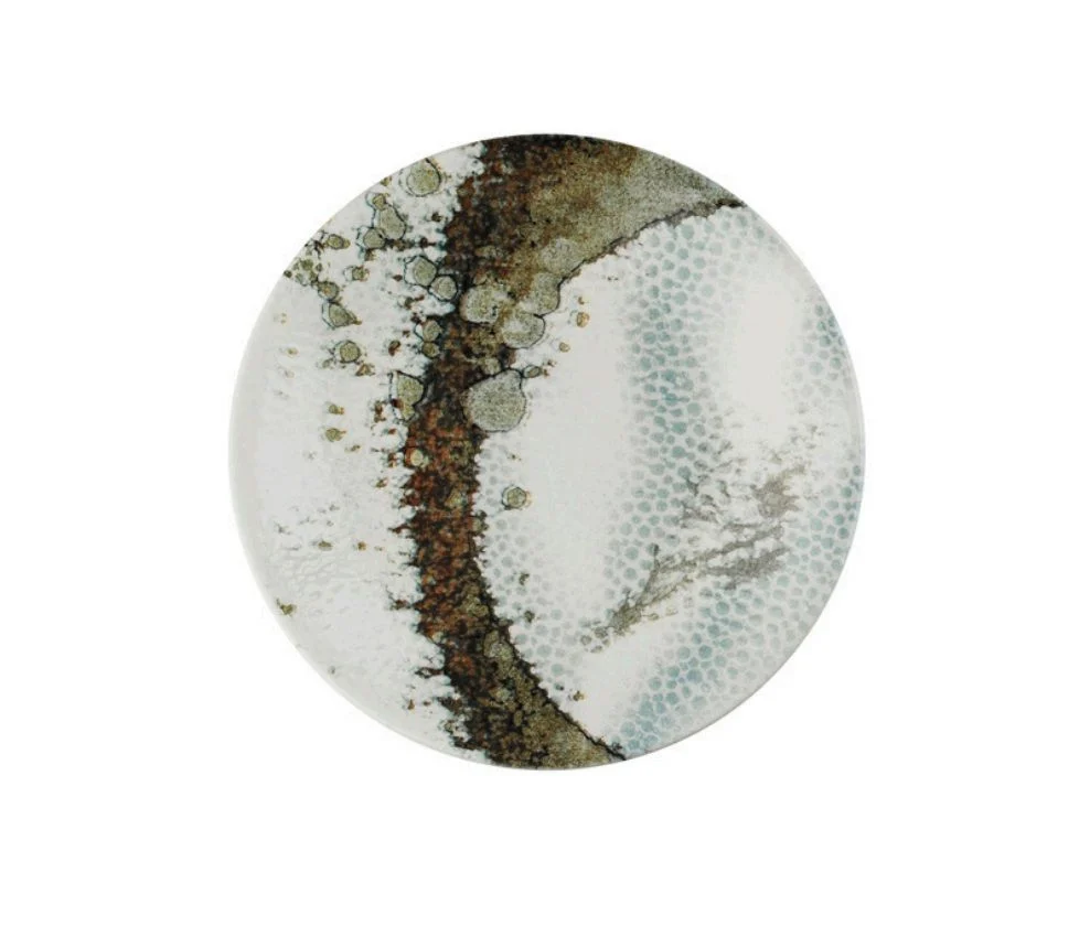 Kütahya Porselen Landscape Düz Tabak 21 cm
