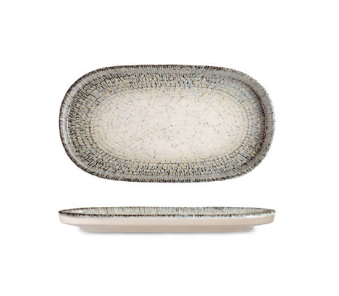Rinart Porselen Olmeca Toledo Oval Tabak Derin 16x8,5 cm