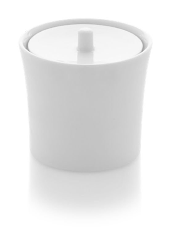 Güral Porcelain Madrid Sugar Bowl with Lid 180 cc