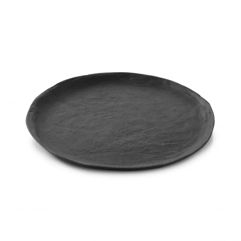 Revol Ylı Siyah Düz Tabak 21 cm