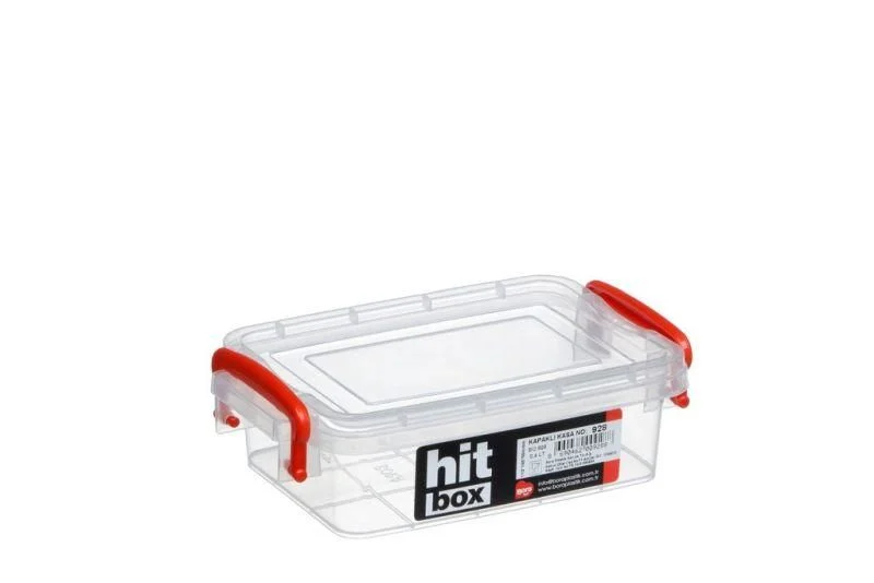 Bora Plastik Hit Box Gıdaya Uygun Kapaklı Saklama Kabı 0,4 lt