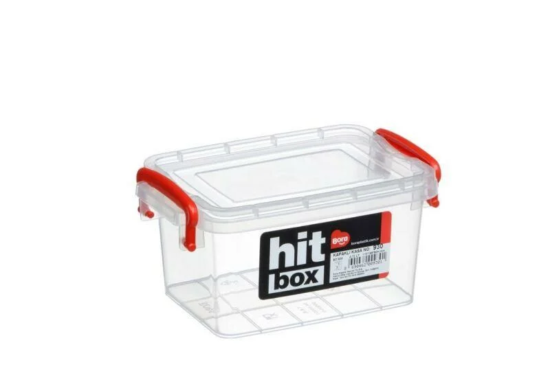 Bora Plastik Hit Box Gıdaya Uygun Kapaklı Saklama Kabı 0,72 lt