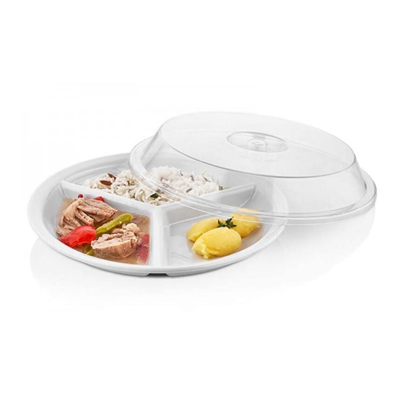 Külsan Thermoset 3 Bölmeli Yuvarlak Tabak Ø 24 cm