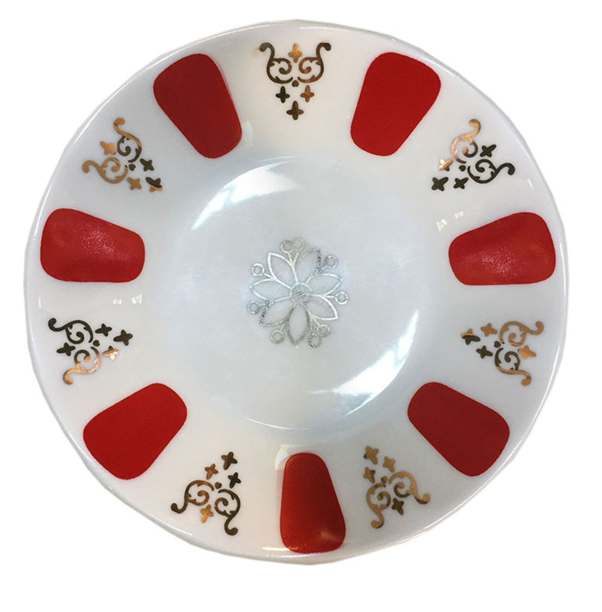 Bonna Rita Çay Tabak Kırmızı 11 cm