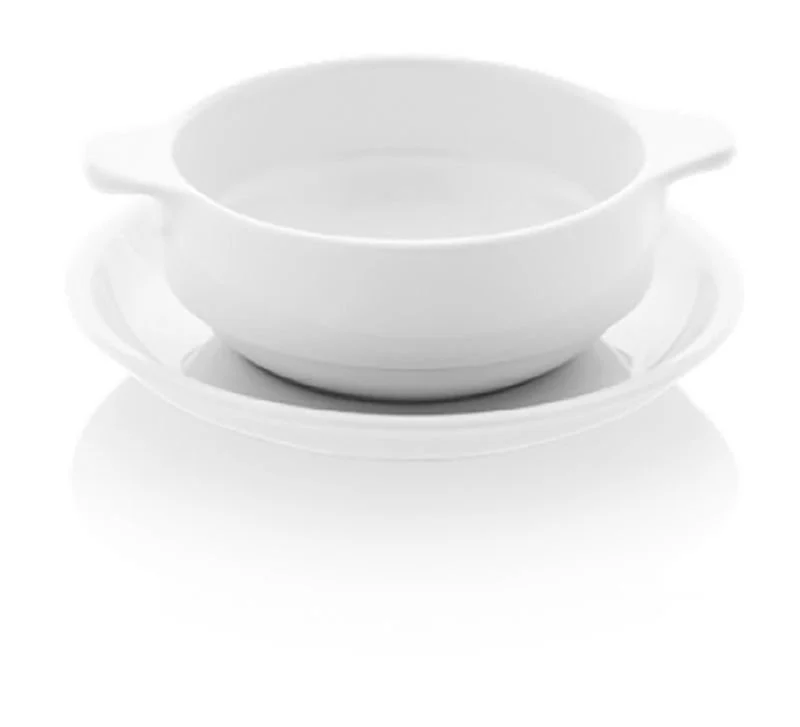 Güral Porselen Delta Konsome Kase Tabağı 17 cm