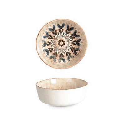 Rinart Porselen Aztec Toledo Kase 13 cm