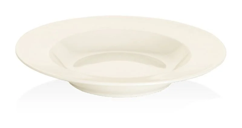 Güral Porselen Delta Krem Makarna Tabağı 27 cm