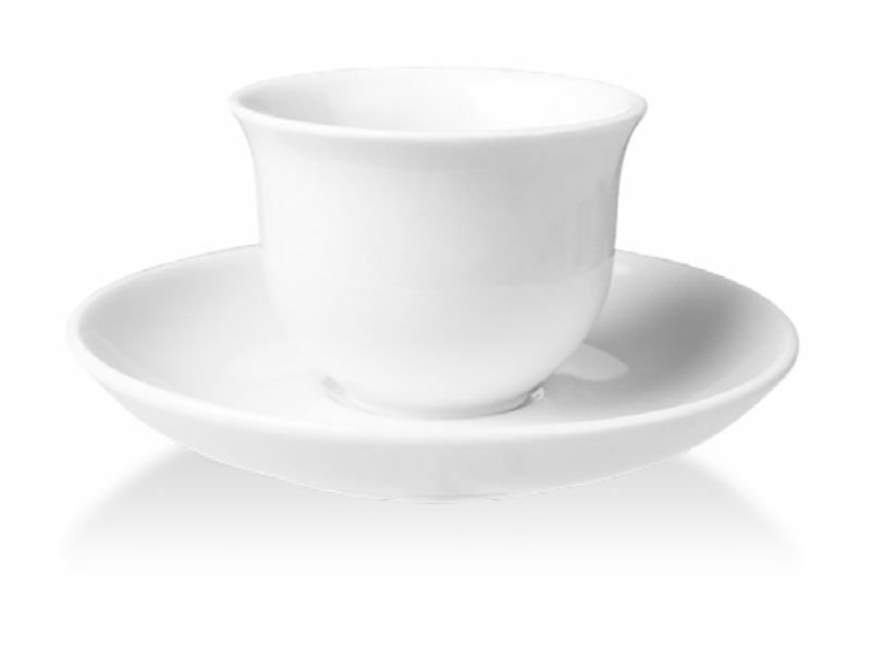 Güral Porcelain Barista Coffee Cup and Saucer 90 cc