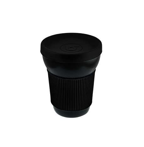 Bonna Softline Notte Silikon Kapak ve Tutacaklı Kupa 350 cc