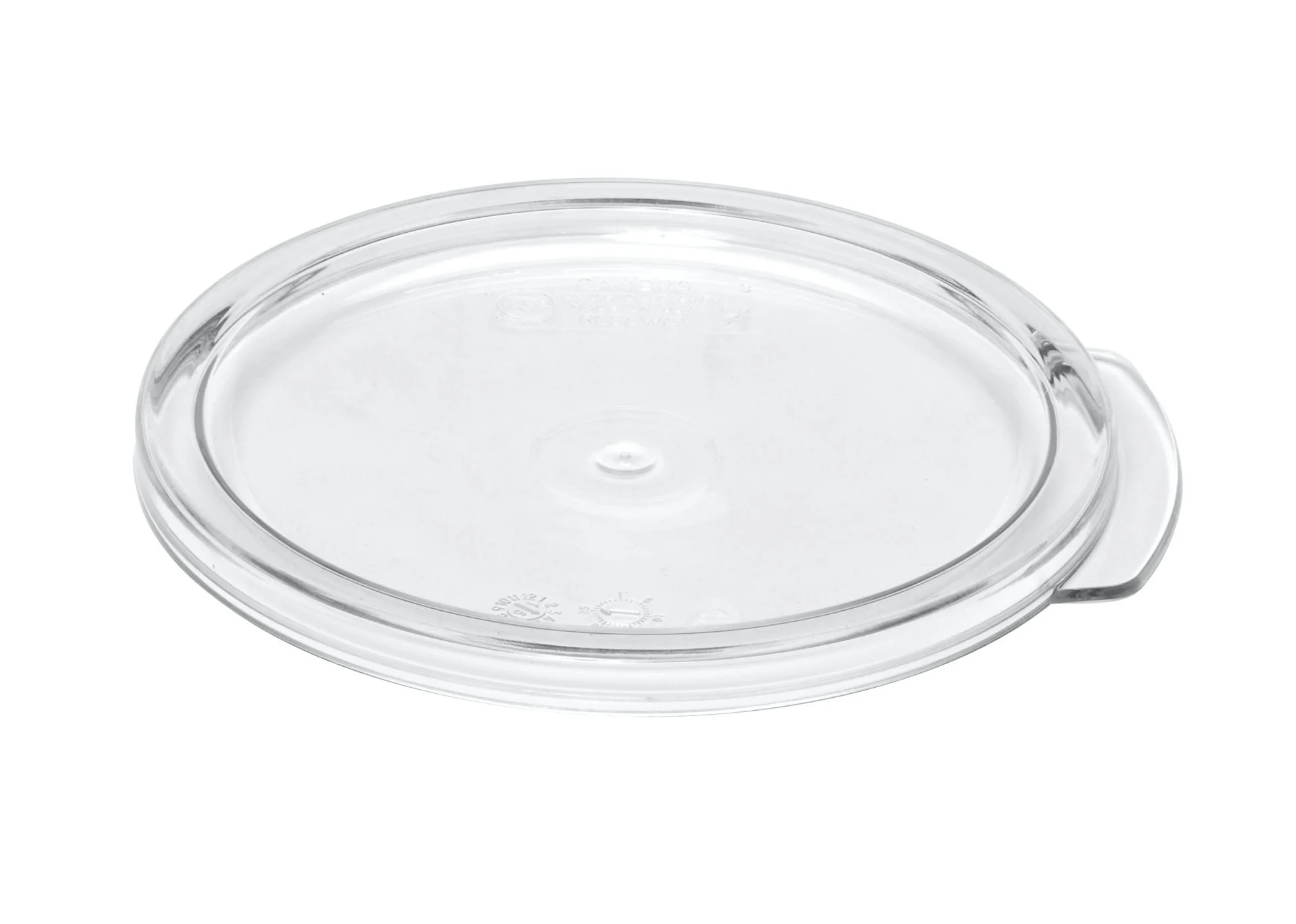 Cambro Camwear® Yuvarlak Saklama Kabı Kapakları 1,9 & 3,8 lt ile uyumlu
