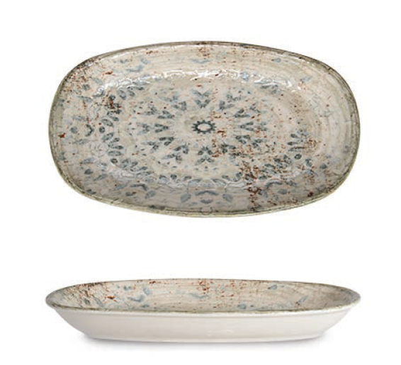 Rinart Porselen Fade Valencia Oval Tabak 20x11,3 cm