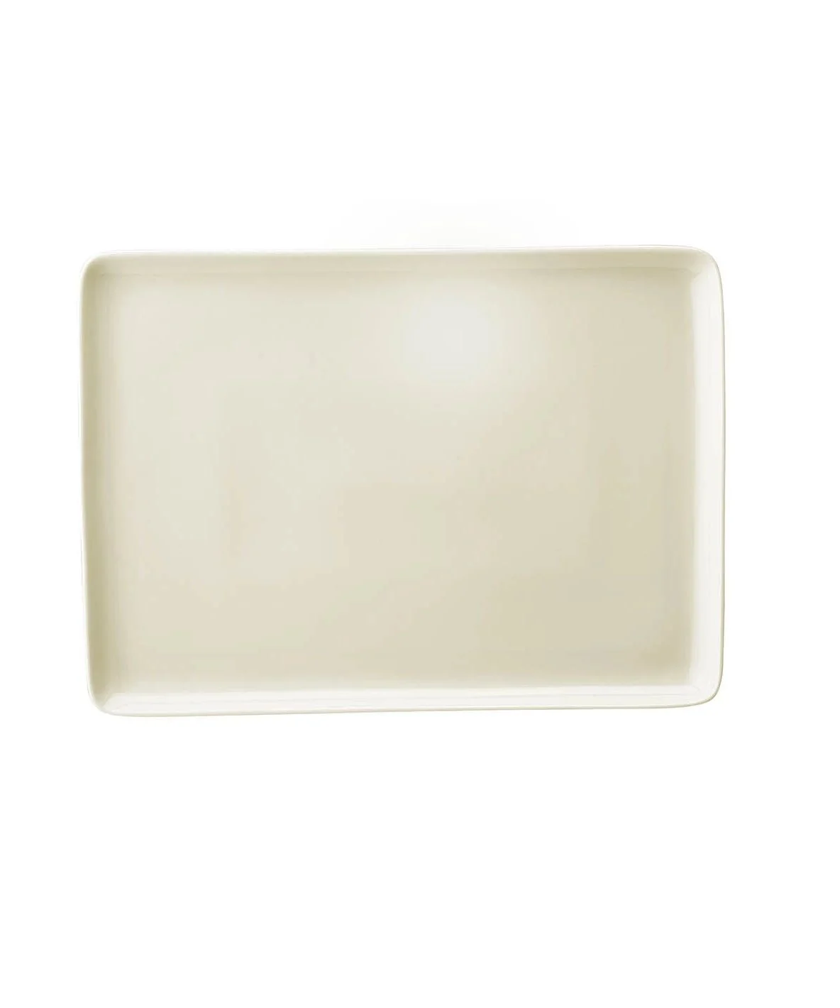 Kütahya Porselen Bone Tan Düz Tabak 35x26 cm