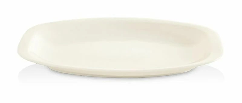 Güral Porselen Barcelona Krem Kayık Tabak 29x19 cm