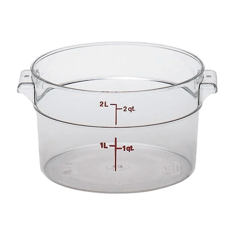 Cambro Camwear® Yuvarlak Saklama Kapları 1,9 lt