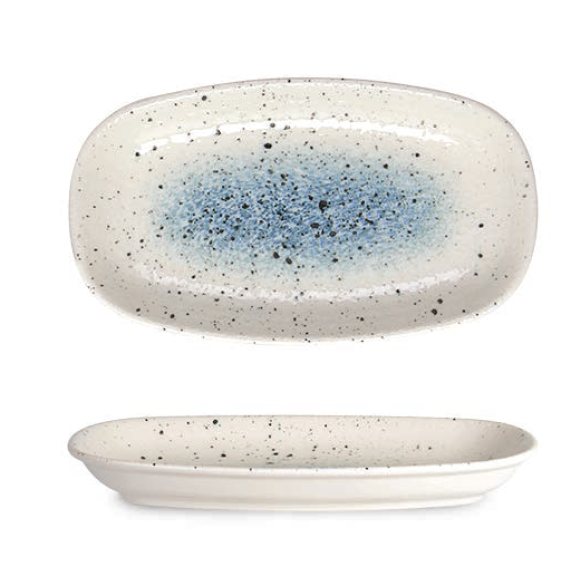 Rinart Porselen Splash Valencia Oval Tabak 25,4x15 cm