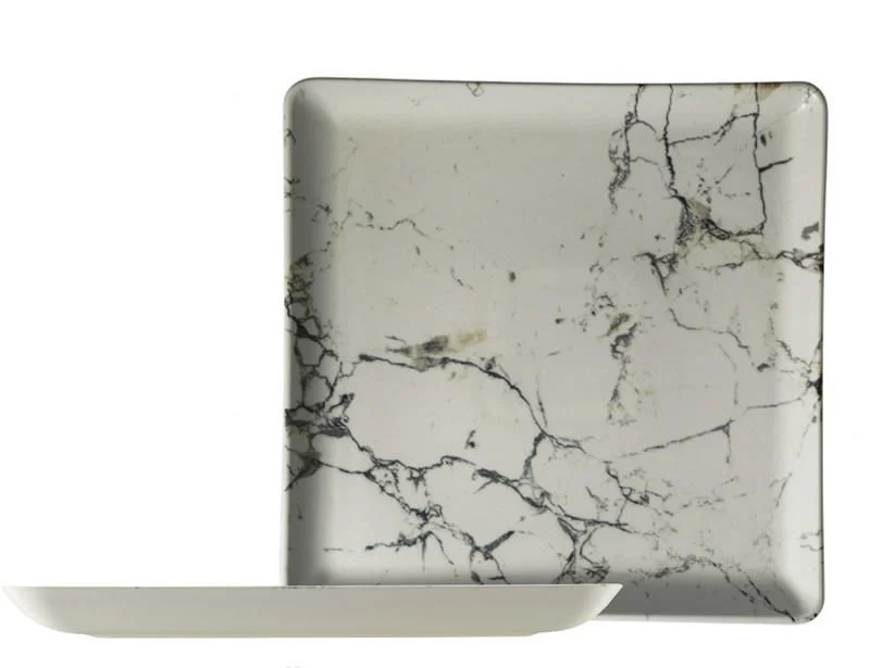 Kütahya Porselen Marble Düz Tabak 23 cm
