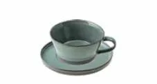 Jumbo Porselen Quantum Çay Fincanı Tabağı 18 cm