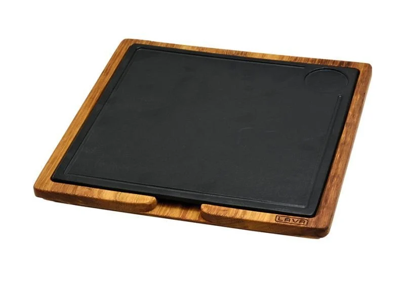 Lava Hot Plate Servis Sunum Seti 25x25 cm