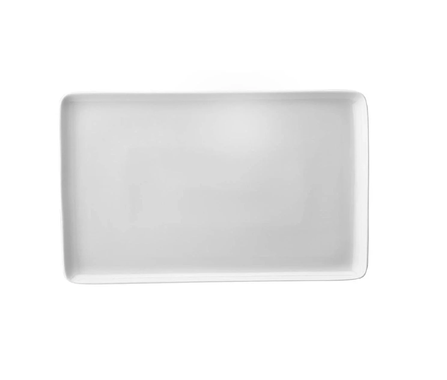 Kütahya Porselen Beyaz Tan Düz Tabak 18x13 cm