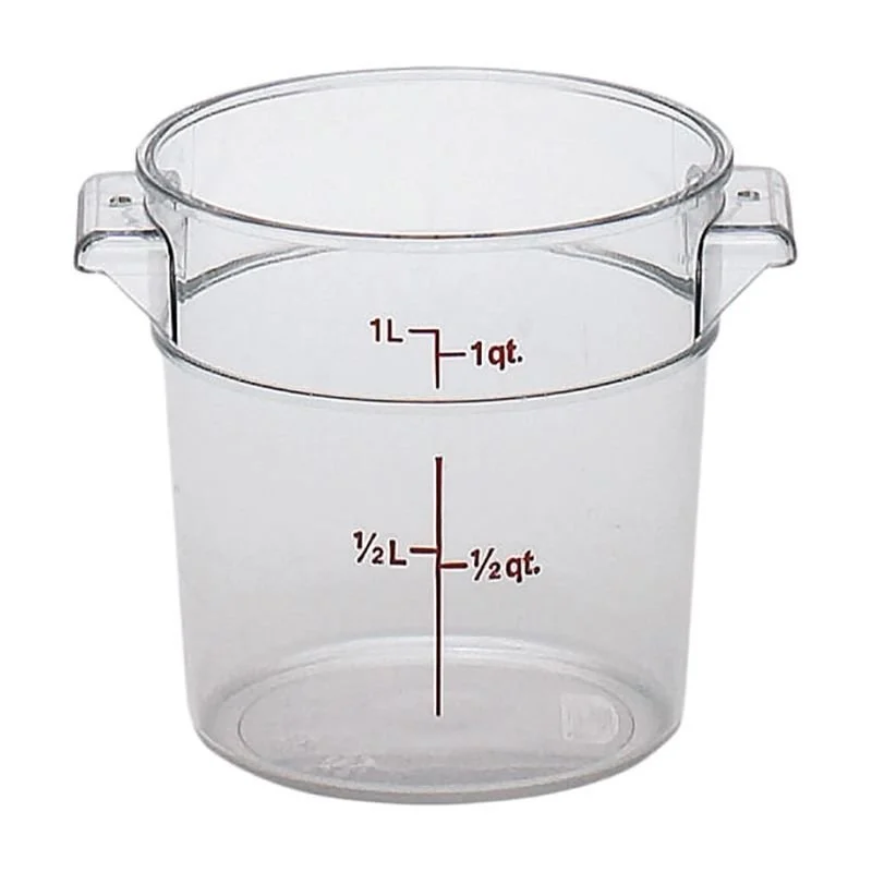 Cambro Camwear® Yuvarlak Saklama Kapları 7,6 lt