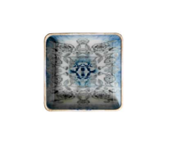 Kütahya Porselen Blue Blanc Çukur Tabak 19 cm