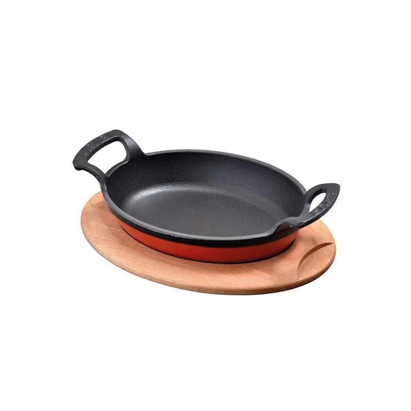 Lava Oval Kulplu Tava Sunum Seti 20,6x29,2x7,7 cm