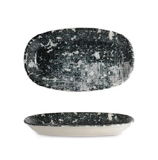 Rinart Porselen Nero Valencia Oval Tabak 30,8x18,1 cm