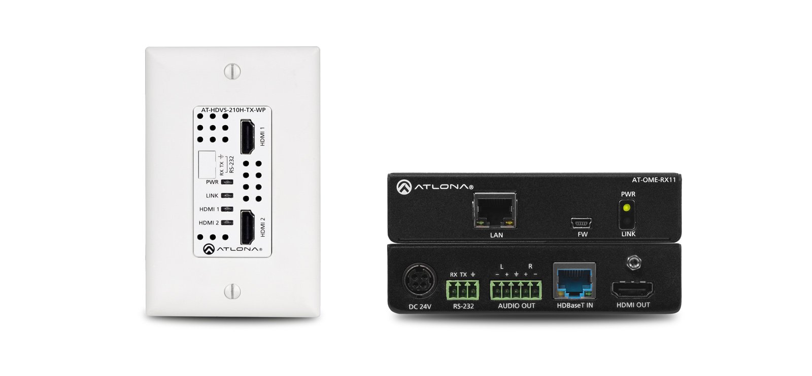 AT-HDVS-210H-TX-WP-KIT 2 HDMI Girişli Duvar Tipi Görüntü Aktarım Seti