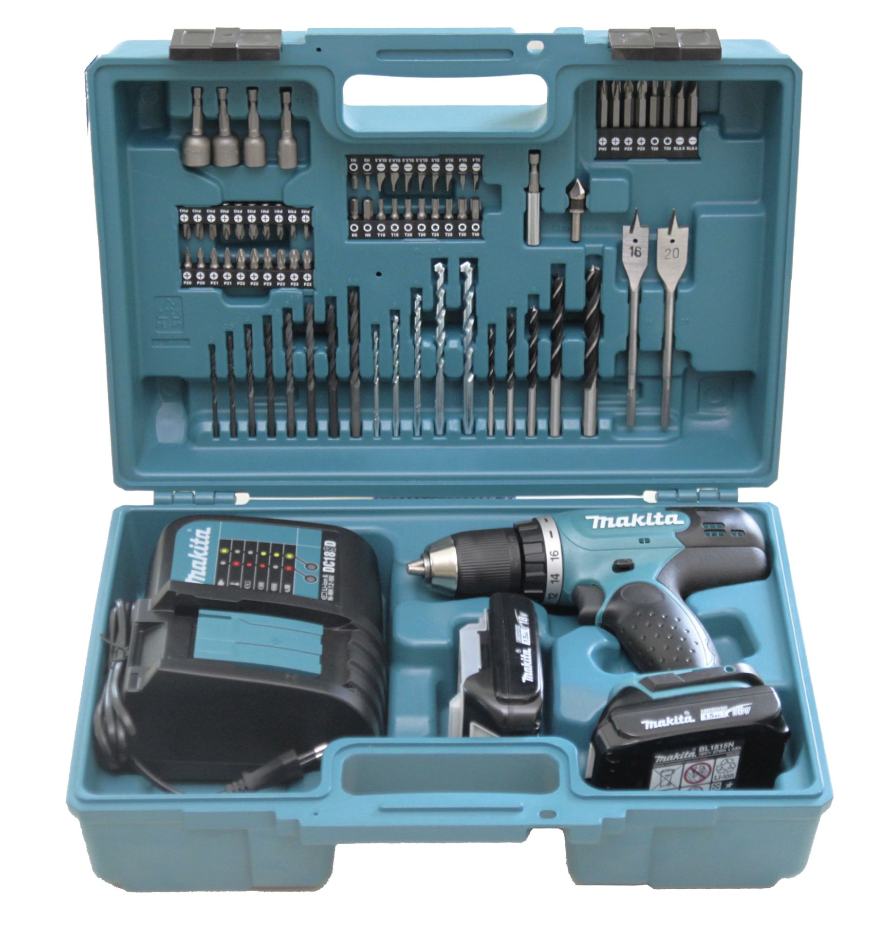 MAKITA DDF453SYX1 AKÜLÜ 74 PARÇA UÇ SETİ