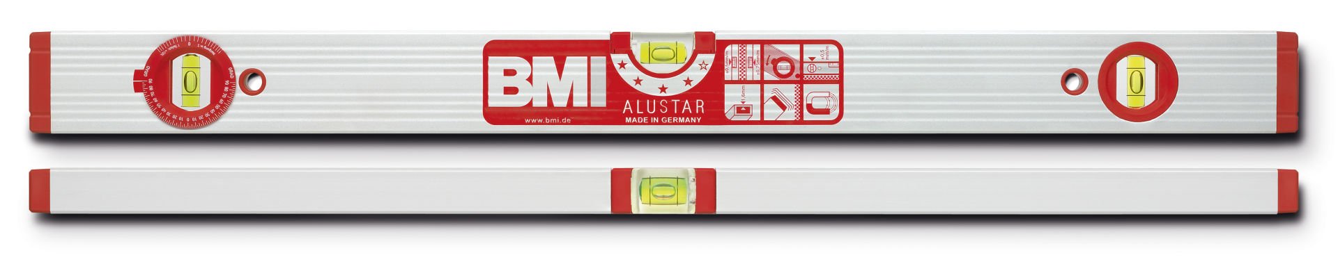 BMI ALUSTAR 691120 ALÜMİNYUM SU TERAZİSİ 120cm