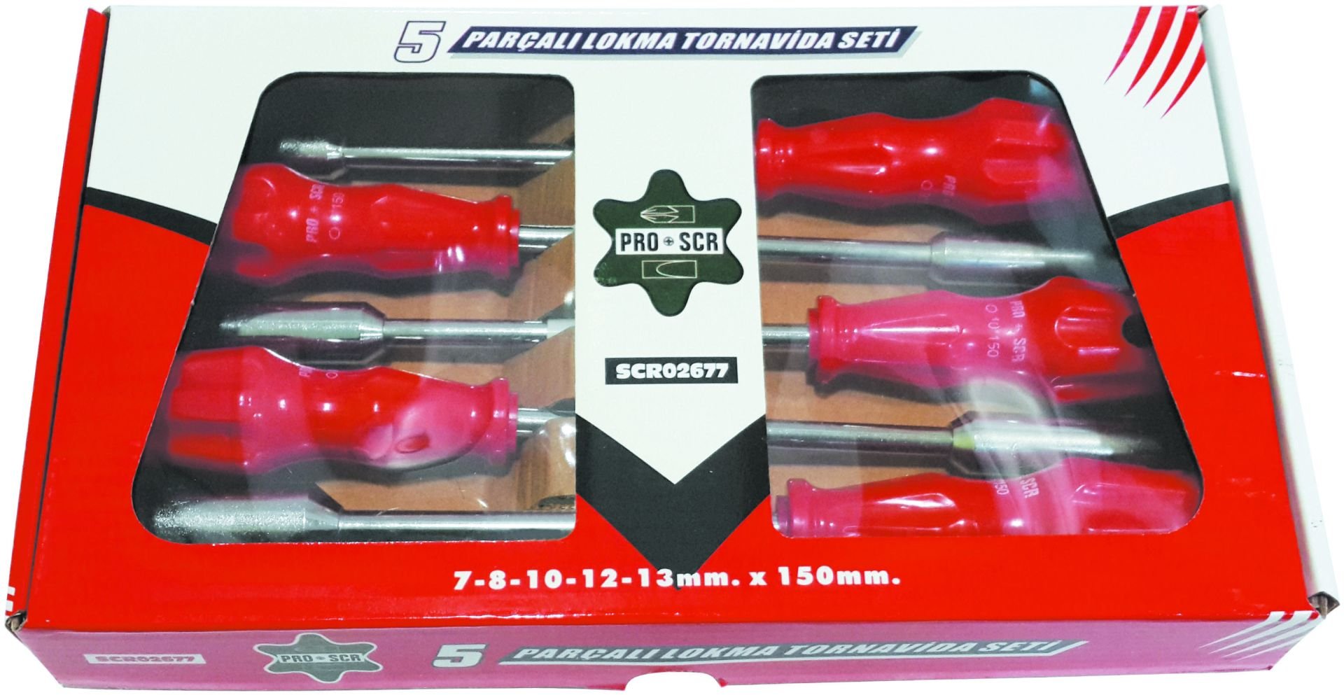 PROSCR SCR02645 - 7'Lİ KARIŞIK TORNAVİDA SETİ